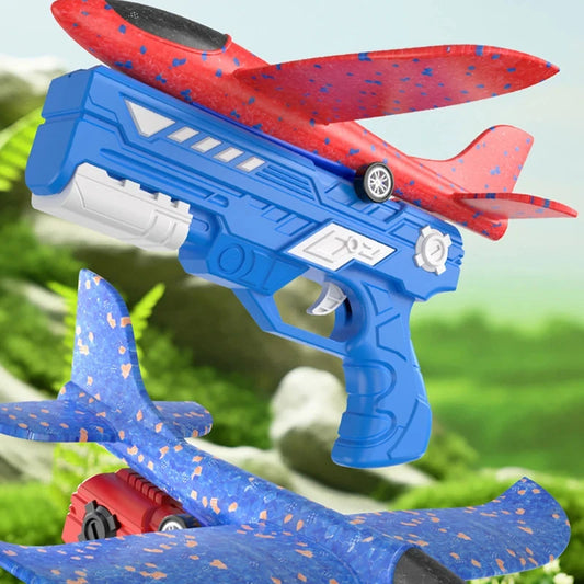 Children'S Foam Ejection Aircraft Toys Parent-Child Interaction Outdoor Foam Aircraft Park