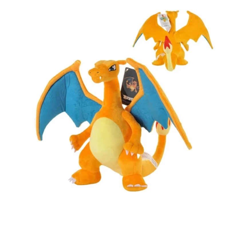 Mega Charizard X Y Soft Plush Toys Cute Anime Figure Kawaii Shiny Gigantamax Rayquaza Charizard Anime Stuffed Toy