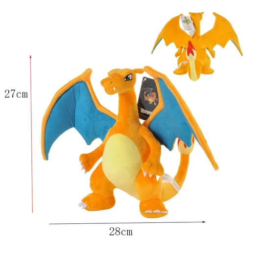 Mega Charizard X Y Soft Plush Toys Cute Anime Figure Kawaii Shiny Gigantamax Rayquaza Charizard Anime Stuffed Toy