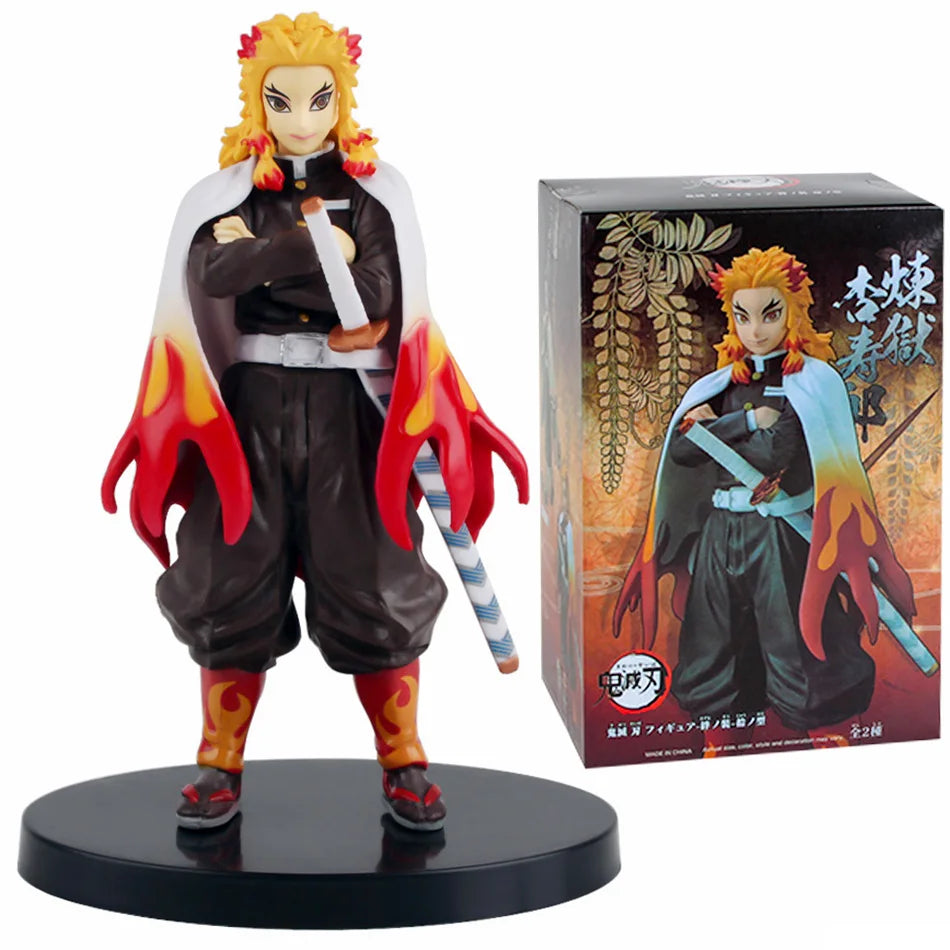 Anime Demon Slayer Kimetsu No Yaiba Figure 15Cm Nezuko Tanjirou Mitsuri Shinobu Zenitsu Kyoujurou Action Figural Model Toy Gifts
