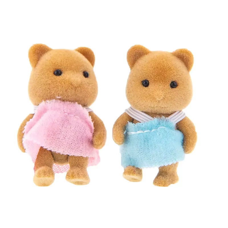 Forest Animal Family 1_12 Dollhouse Accessories Mini_Yythk