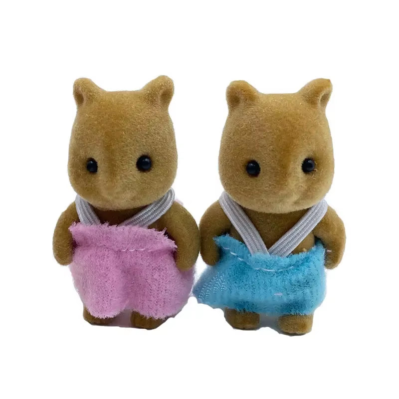 Forest Animal Family 1_12 Dollhouse Accessories Mini_Yythk