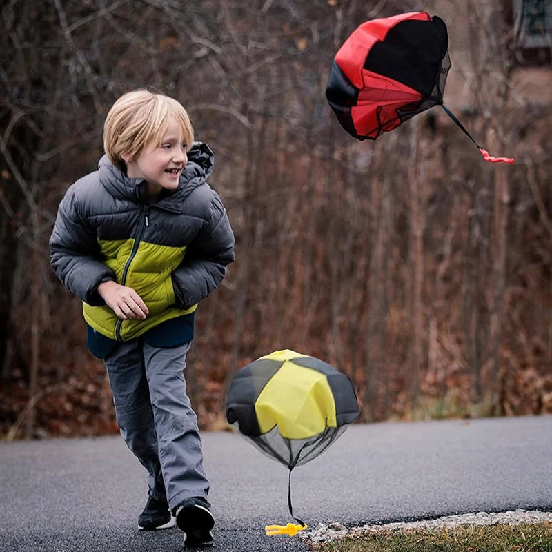 Parachute Toys for Kids Tangle Free Outdoor Flying Parachute Men outside Toys Easter Basket Stuffers Idea Unique Boy Girl Gift