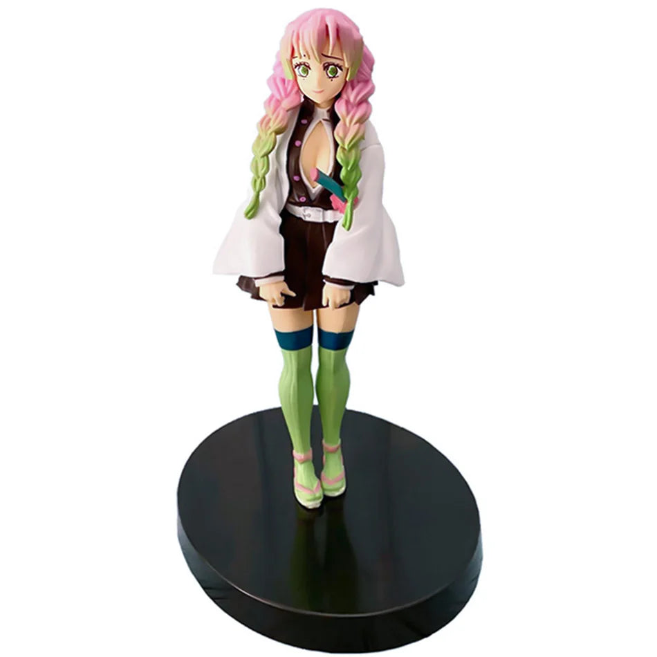 Anime Demon Slayer Kimetsu No Yaiba Figure 15Cm Nezuko Tanjirou Mitsuri Shinobu Zenitsu Kyoujurou Action Figural Model Toy Gifts