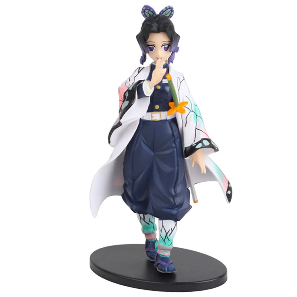 Anime Demon Slayer Kimetsu No Yaiba Figure 15Cm Nezuko Tanjirou Mitsuri Shinobu Zenitsu Kyoujurou Action Figural Model Toy Gifts