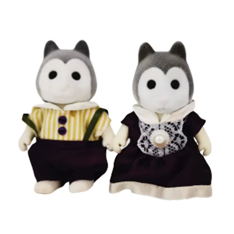 Forest Animal Family 1_12 Dollhouse Accessories Mini_Yythk