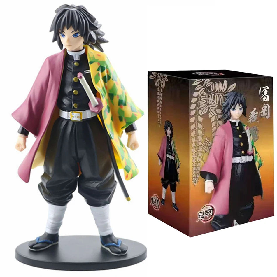 Anime Demon Slayer Kimetsu No Yaiba Figure 15Cm Nezuko Tanjirou Mitsuri Shinobu Zenitsu Kyoujurou Action Figural Model Toy Gifts