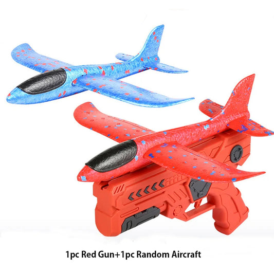 Children'S Foam Ejection Aircraft Toys Parent-Child Interaction Outdoor Foam Aircraft Park