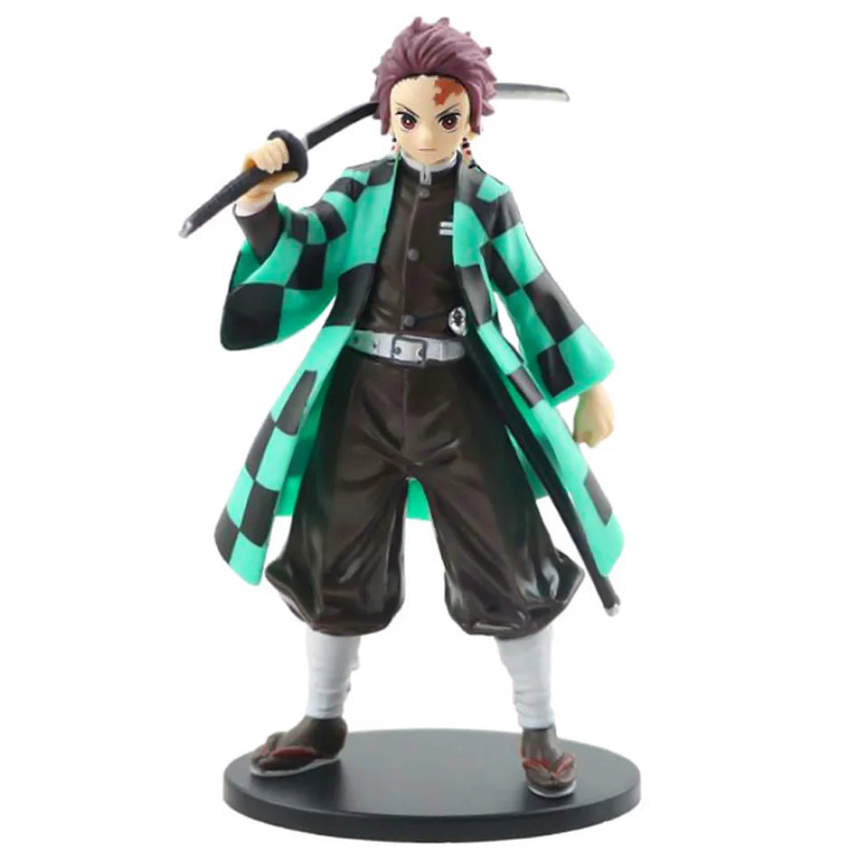 Anime Demon Slayer Kimetsu No Yaiba Figure 15Cm Nezuko Tanjirou Mitsuri Shinobu Zenitsu Kyoujurou Action Figural Model Toy Gifts