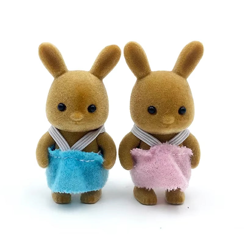 Forest Animal Family 1_12 Dollhouse Accessories Mini_Yythk