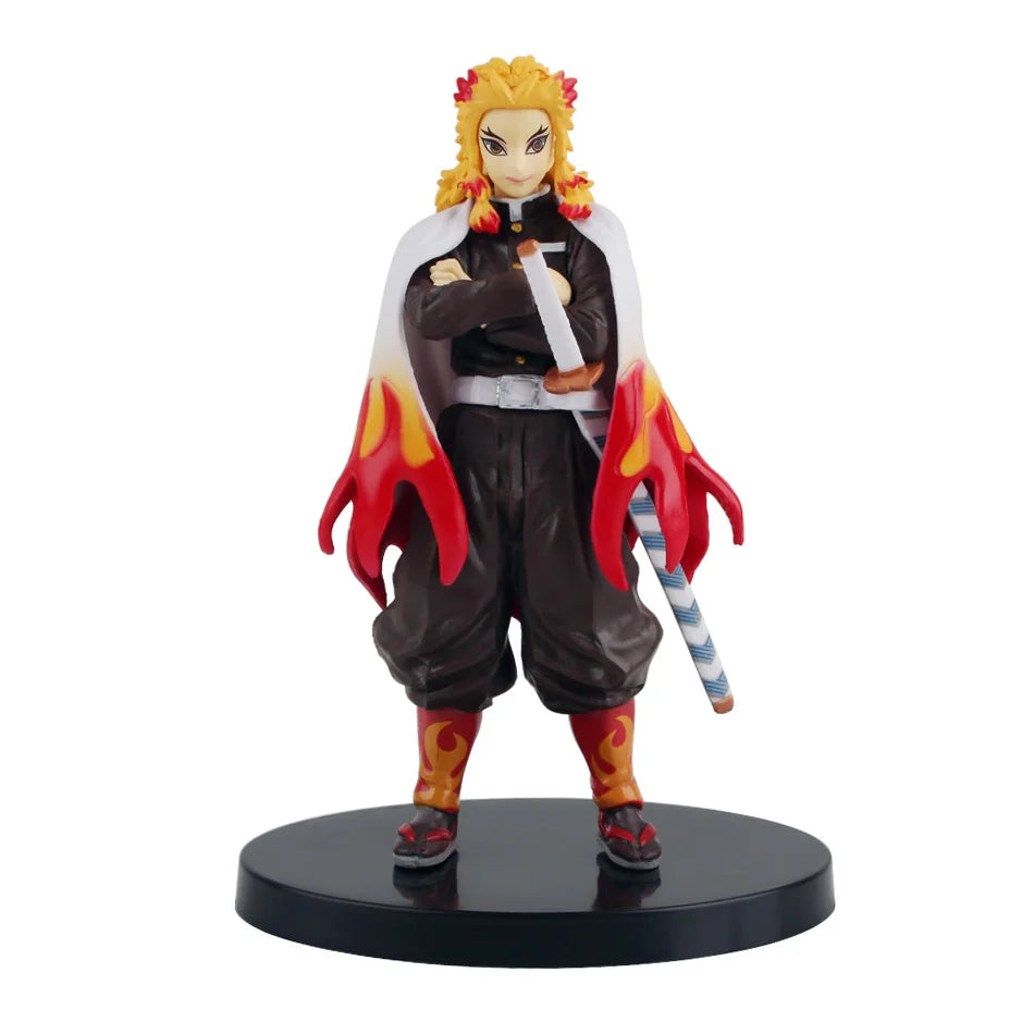 Anime Demon Slayer Kimetsu No Yaiba Figure 15Cm Nezuko Tanjirou Mitsuri Shinobu Zenitsu Kyoujurou Action Figural Model Toy Gifts